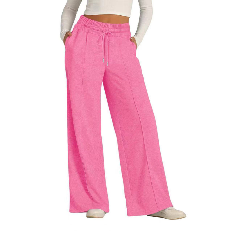 Plain Colour Casual Trousers