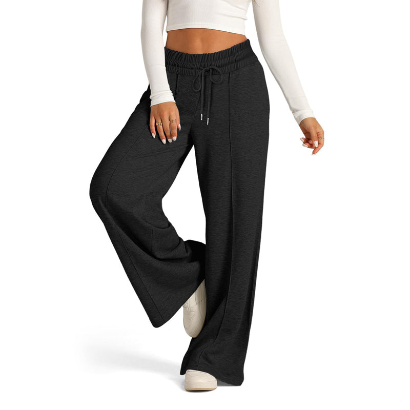 Plain Colour Casual Trousers