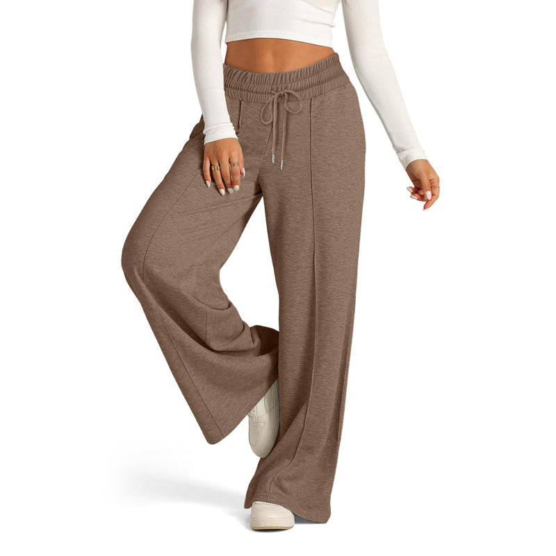 Plain Colour Casual Trousers