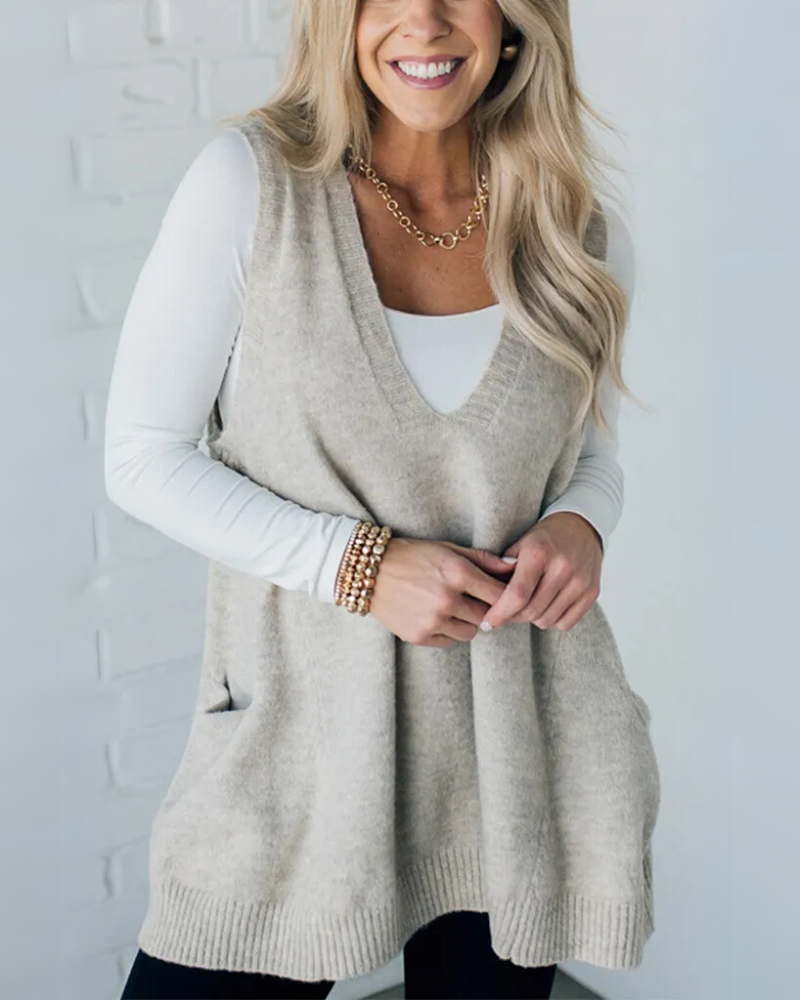 Elena - Knitted Gilet