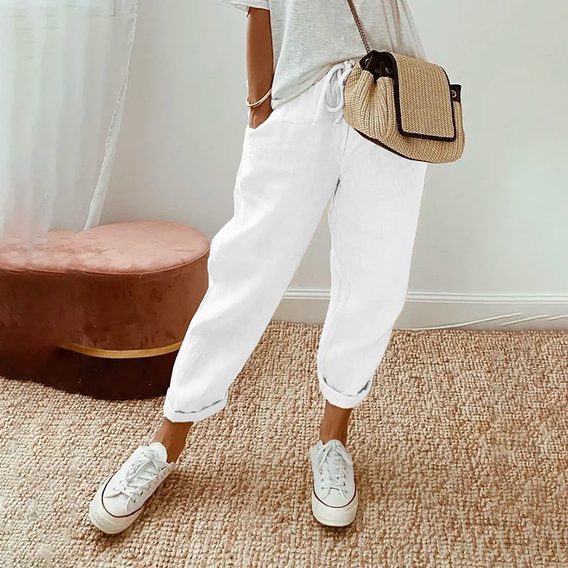 【Cotton and Linen】Comfortable Leisure Trousers