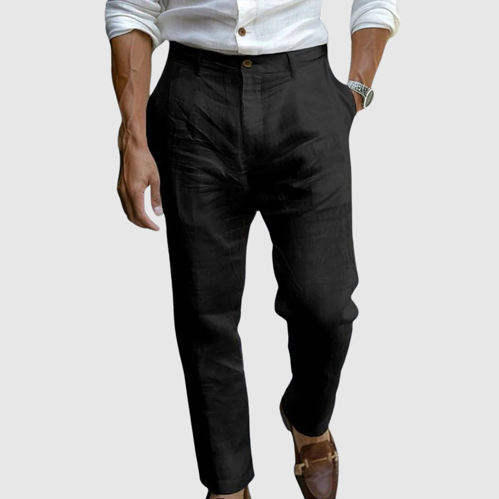 Chic Linen Trousers from Saint-Tropez
