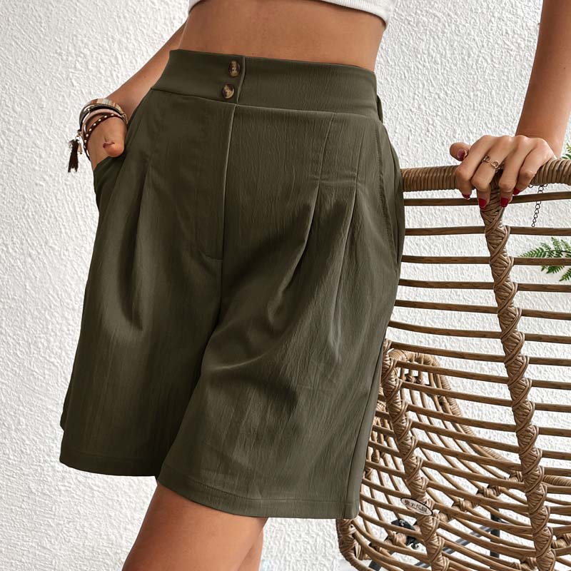 Monochromatic Casual Shorts
