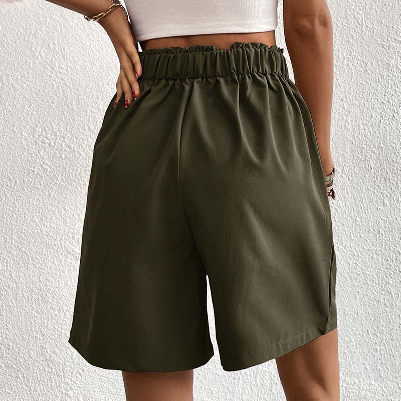 Monochromatic Casual Shorts