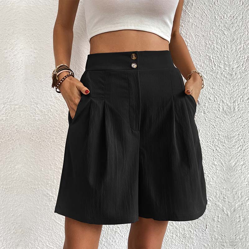 Monochromatic Casual Shorts