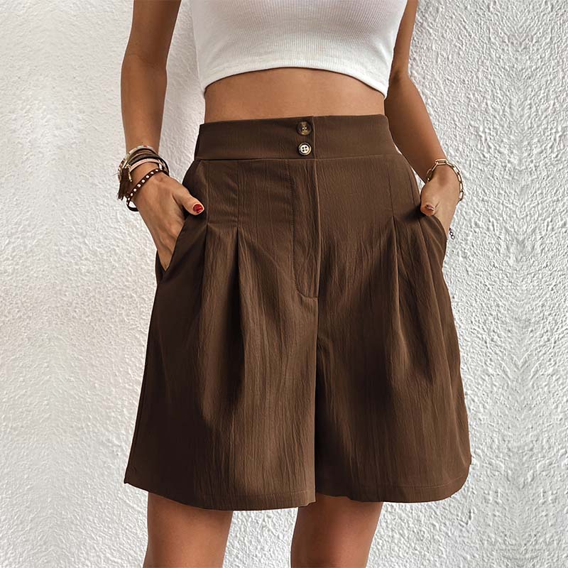 Monochromatic Casual Shorts