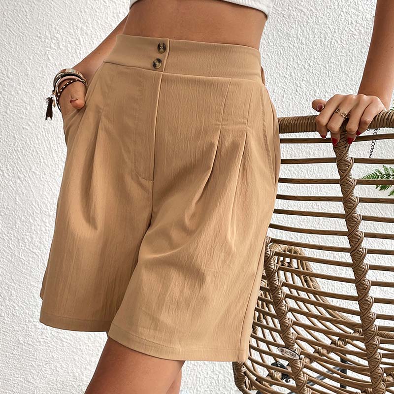 Monochromatic Casual Shorts