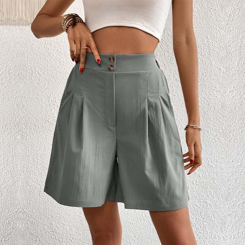 Monochromatic Casual Shorts