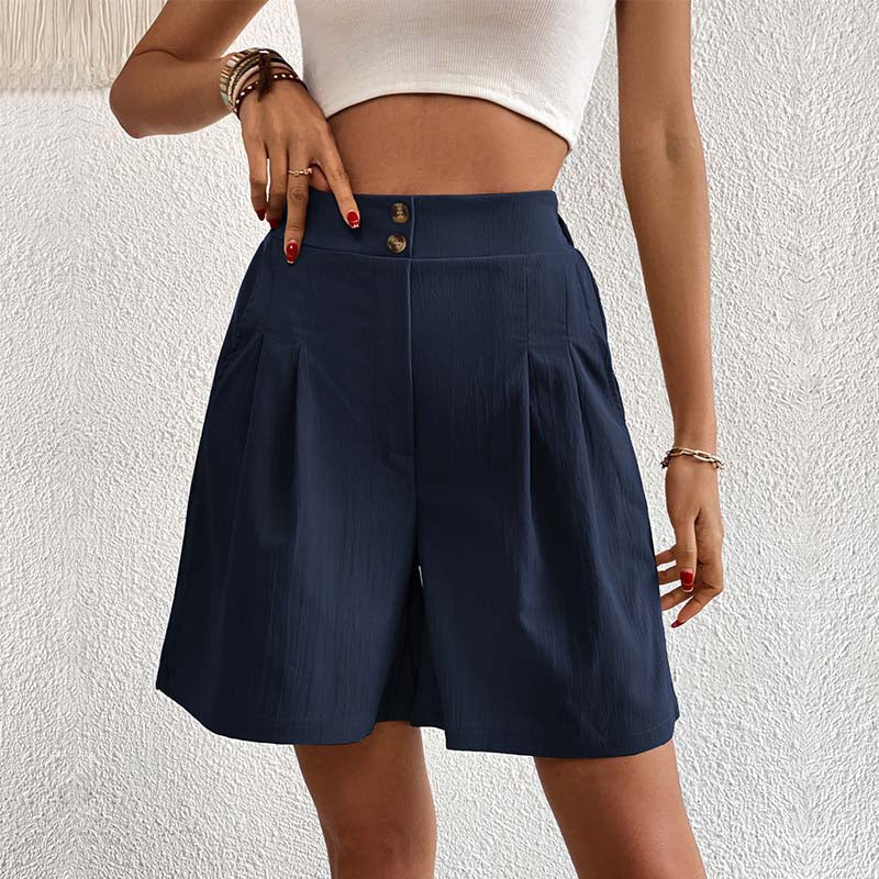 Monochromatic Casual Shorts