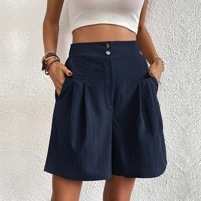 Monochromatic Casual Shorts