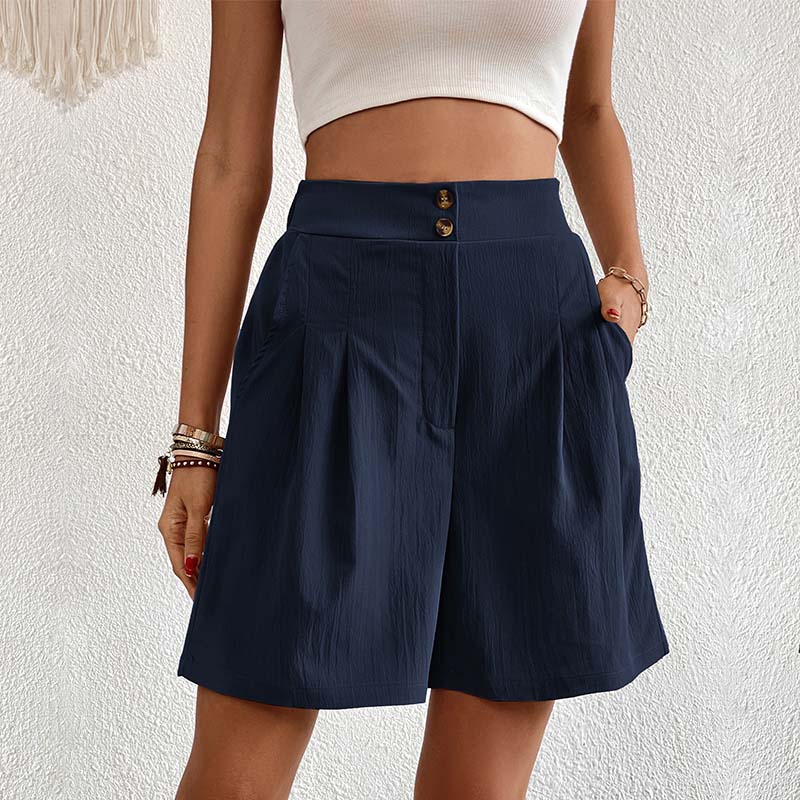 Monochromatic Casual Shorts