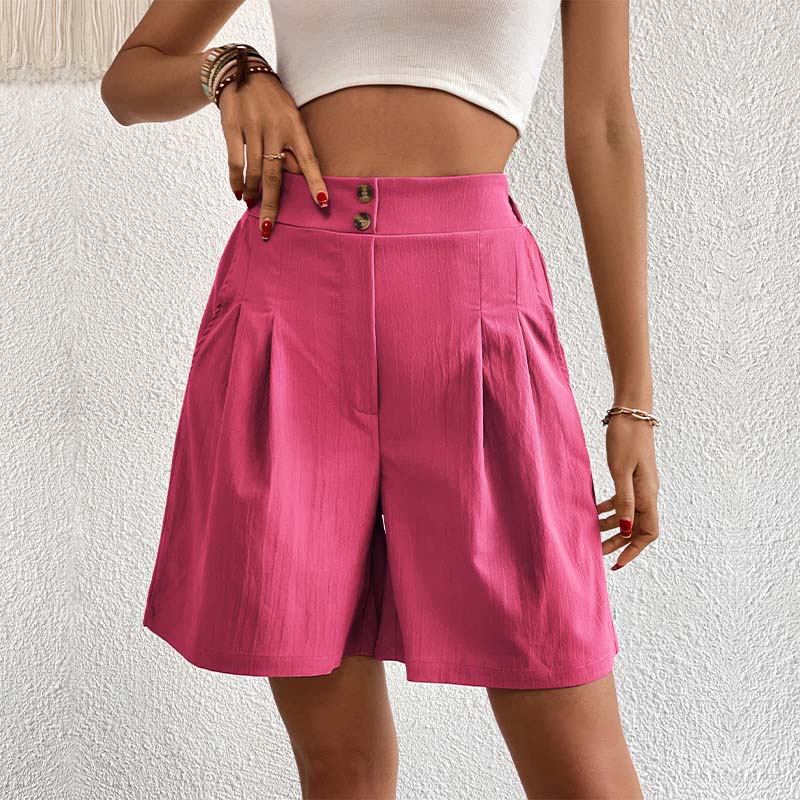 Monochromatic Casual Shorts