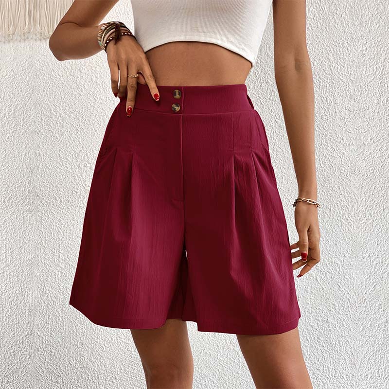 Monochromatic Casual Shorts