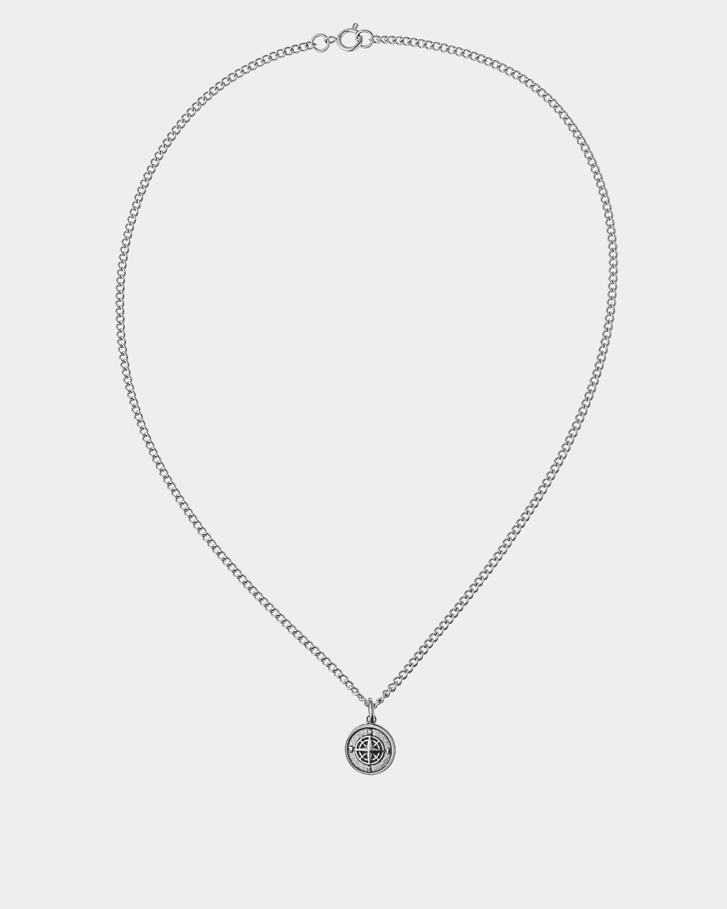 Wind Rose Silver Necklace