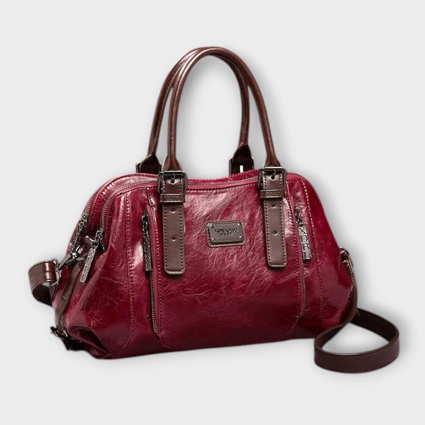 Aurellia Vintage Shoulder Bag - Adjustable Strap, Magnetic Closure, Multiple Colours
