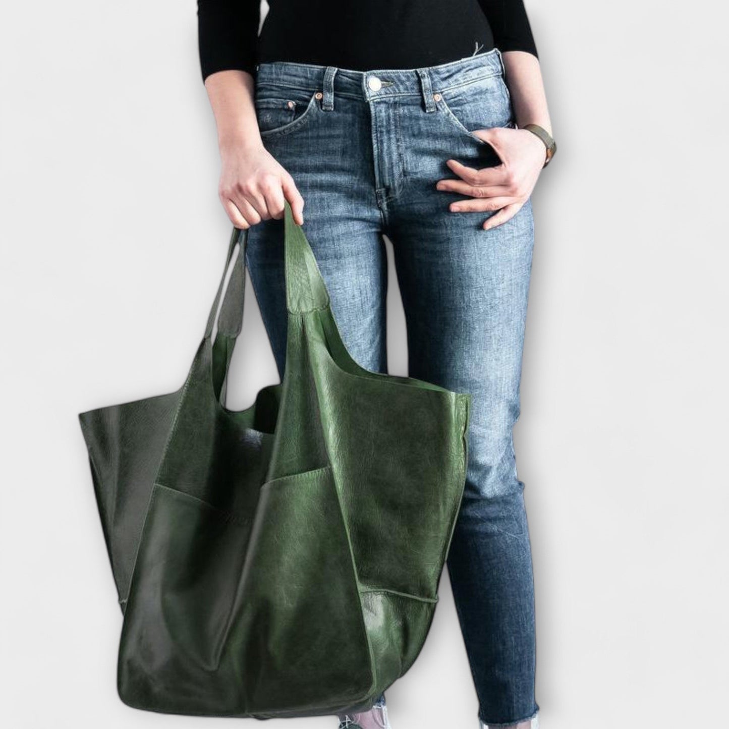 Aurellia Oversized Weekender Bag, PU Leather, Versatile Travel Tote