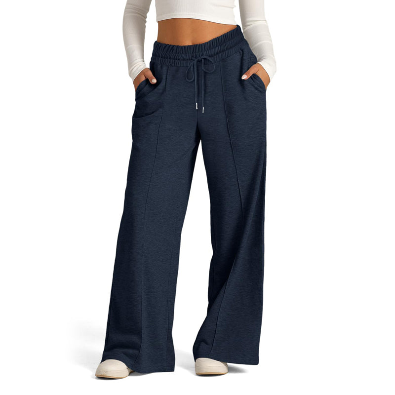 Plain Colour Casual Trousers