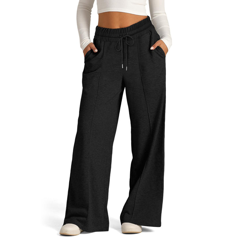 Plain Colour Casual Trousers