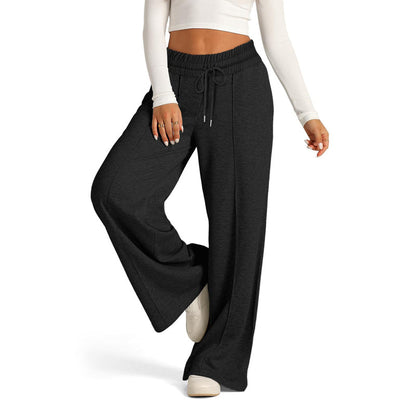 Plain Colour Casual Trousers