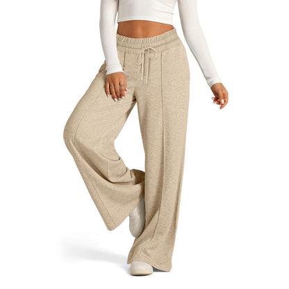 Plain Colour Casual Trousers
