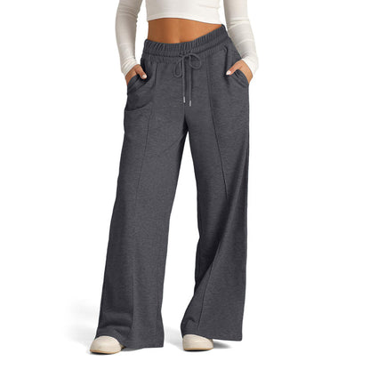 Plain Colour Casual Trousers