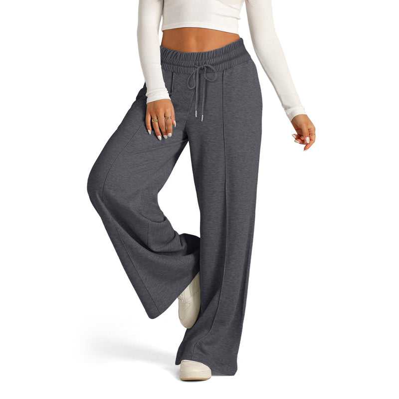 Plain Colour Casual Trousers