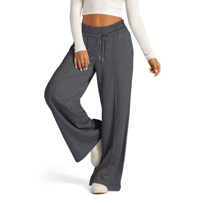 Plain Colour Casual Trousers