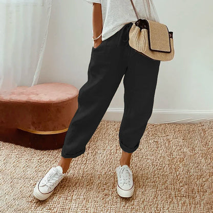 【Cotton and Linen】Comfortable Leisure Trousers