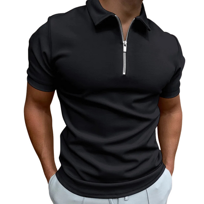 Lucente™ | Polo Shirt with Half Zip