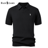 RL™ Polo a Maglia con Collo a V e Strisce