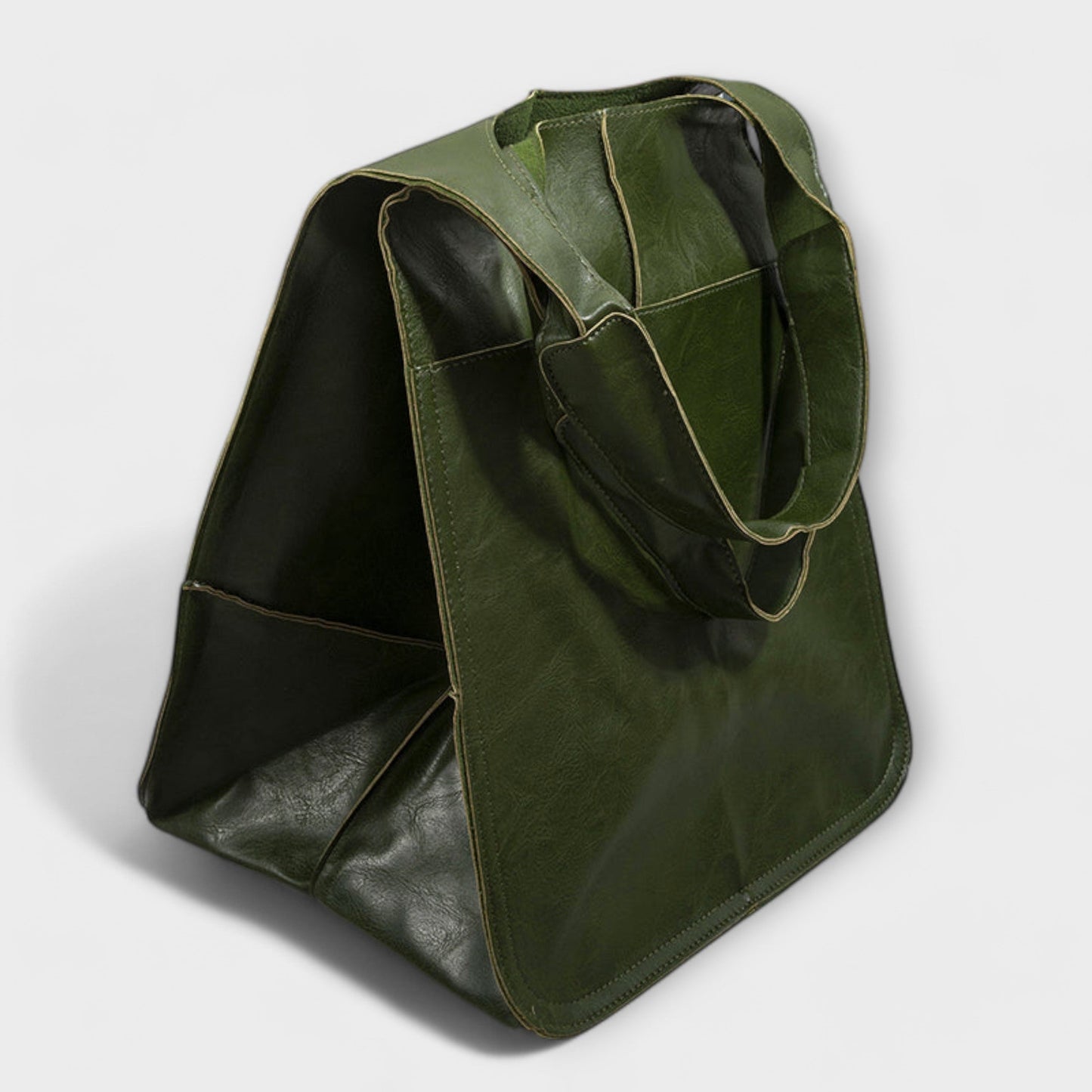 Aurellia Oversized Weekender Bag, PU Leather, Versatile Travel Tote
