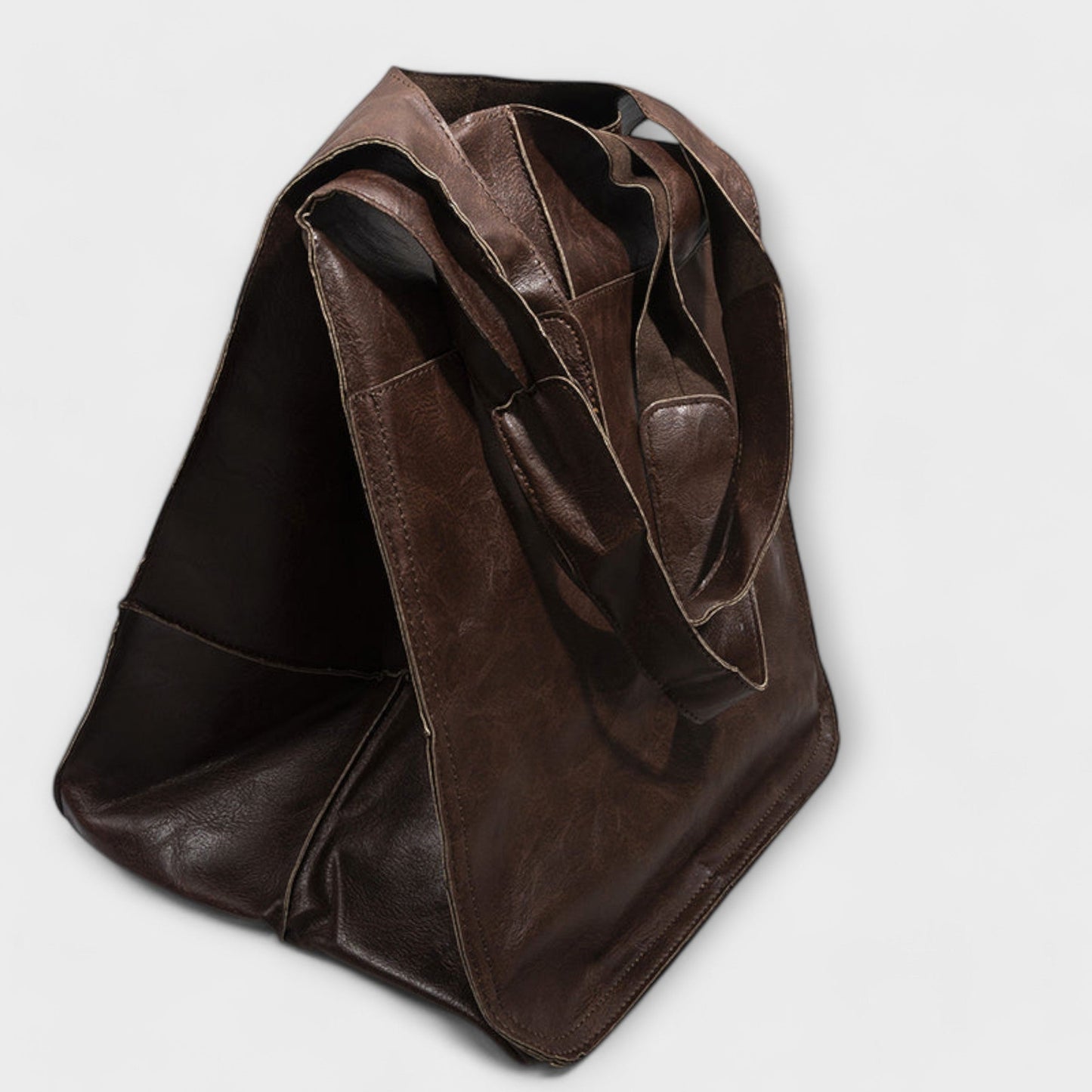 Aurellia Oversized Weekender Bag, PU Leather, Versatile Travel Tote