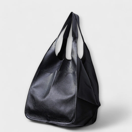 Aurellia Oversized Weekender Bag, PU Leather, Versatile Travel Tote