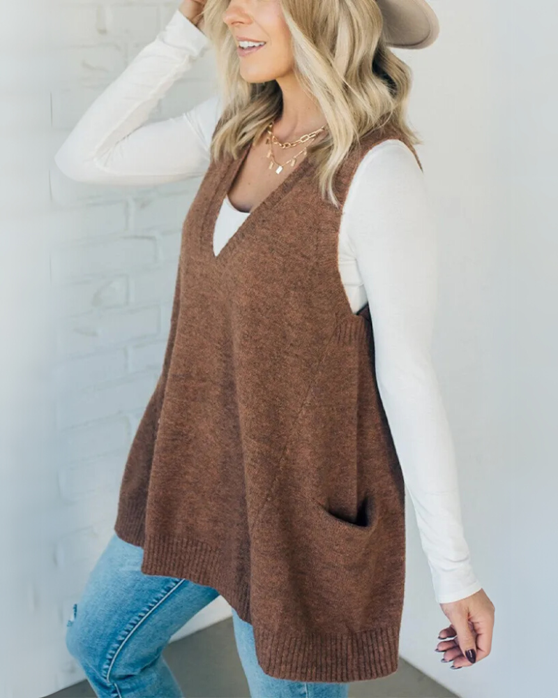 Elena - Knitted Gilet