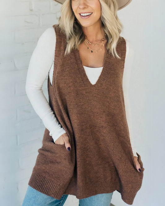 Elena - Knitted Gilet
