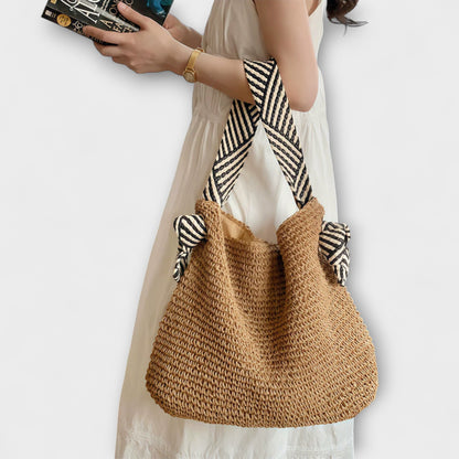 Suzu - Sierra Boho Tote Bag, Handwoven, Comfortable Straps, Secure Magnetic Closure, Versatile Capacity