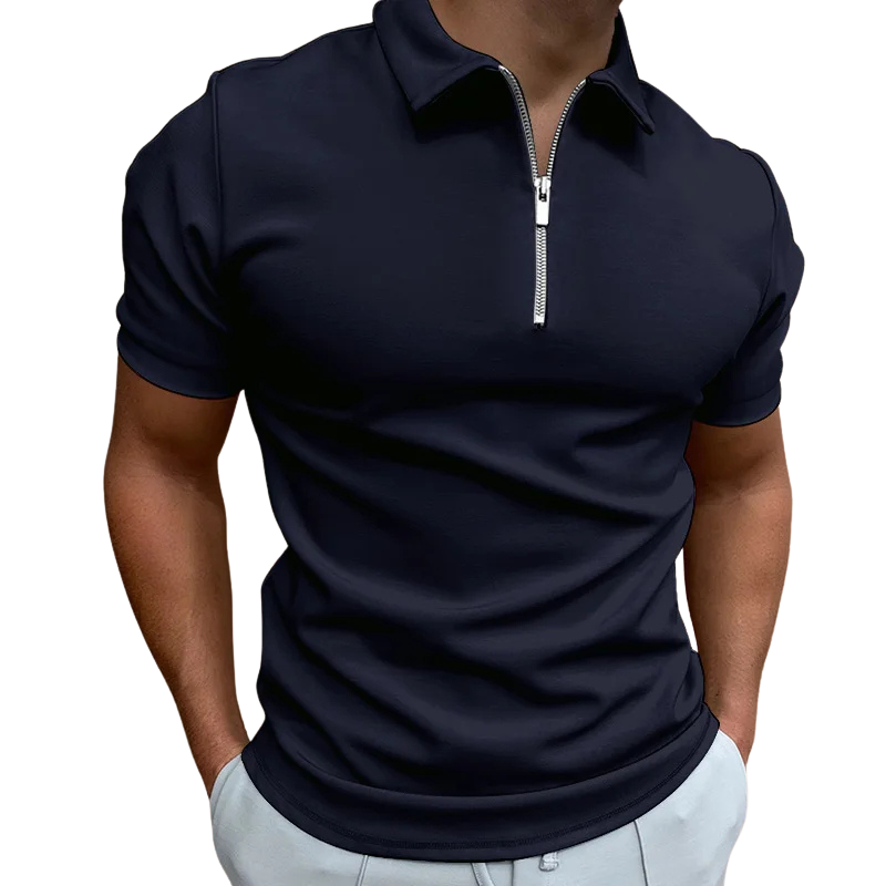 Lucente™ | Polo Shirt with Half Zip