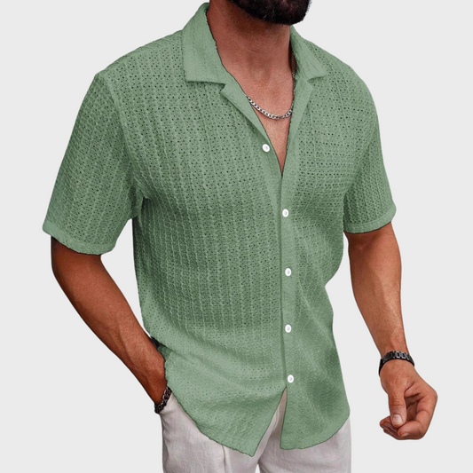 Breeze Textured Knit Shirt Haven Hills