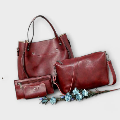 Aurellia - Set of 4 Elegant Vintage Bags for Everyday Use