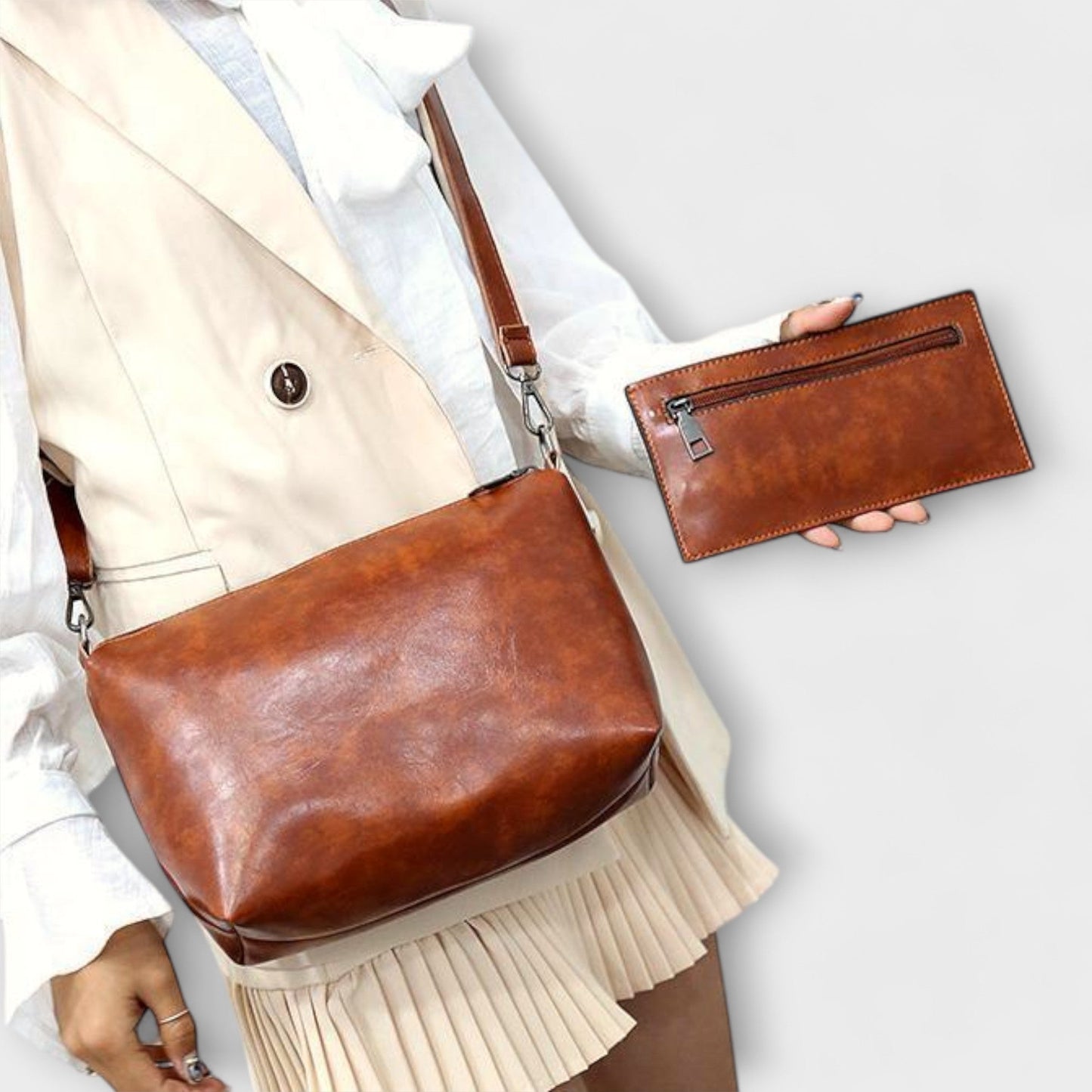 Aurellia - Set of 4 Elegant Vintage Bags for Everyday Use
