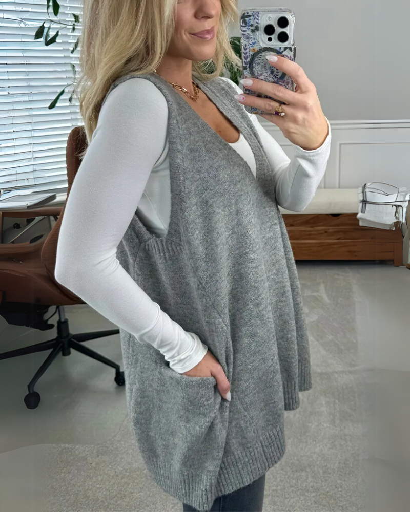 Elena - Knitted Gilet
