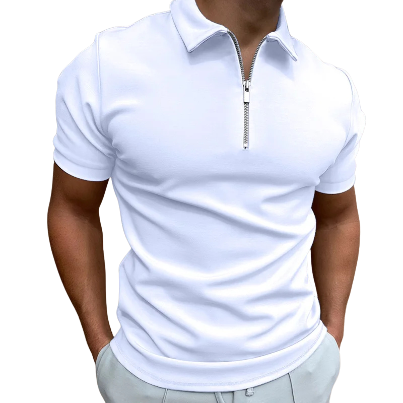Lucente™ | Polo Shirt with Half Zip