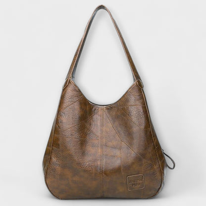 Aurellia Vintage Leather Bag - Spacious, Elegant Design for Daily Use