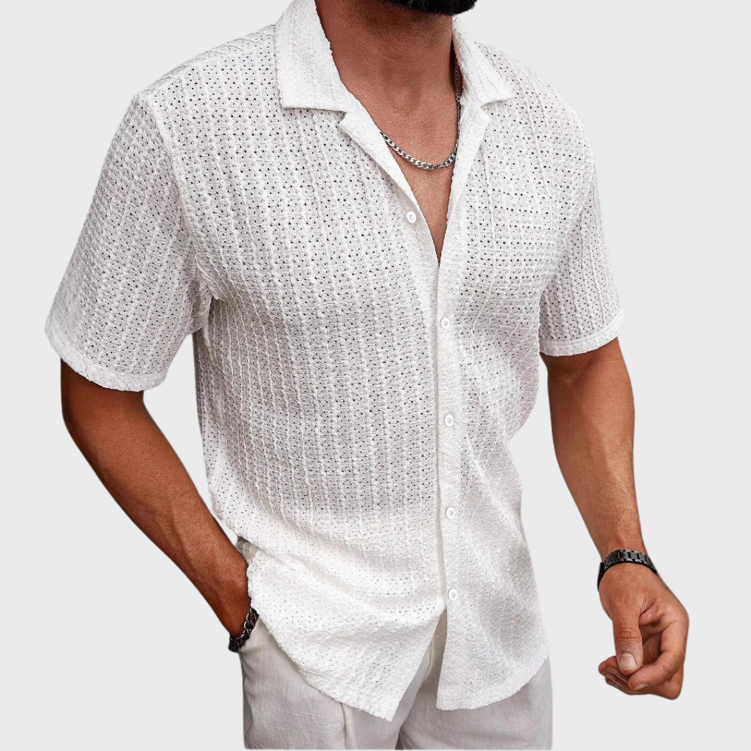 Breeze Textured Knit Shirt Haven Hills