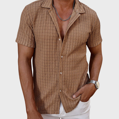 Breeze Textured Knit Shirt Haven Hills