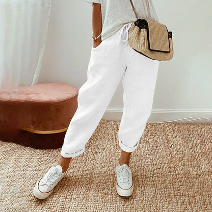【Cotton and Linen】Comfortable Leisure Trousers