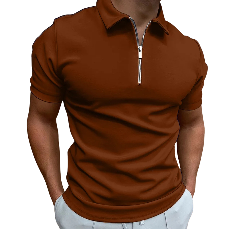 Lucente™ | Polo Shirt with Half Zip