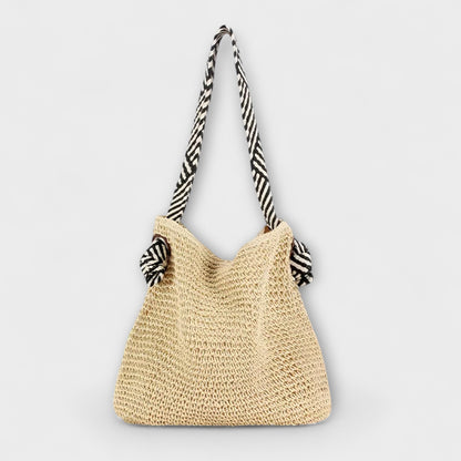 Suzu - Sierra Boho Tote Bag, Handwoven, Comfortable Straps, Secure Magnetic Closure, Versatile Capacity