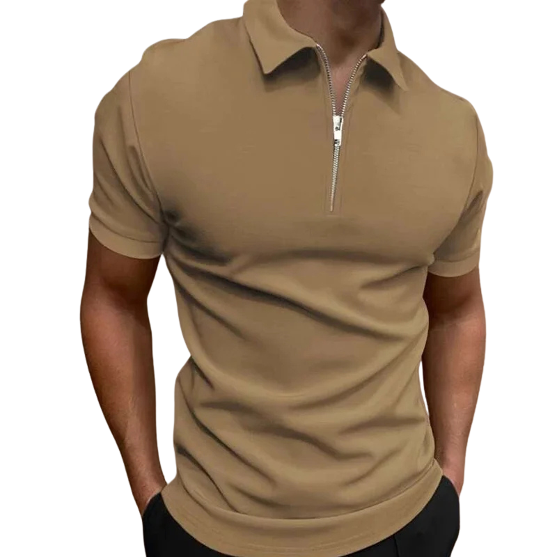 Lucente™ | Polo Shirt with Half Zip