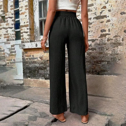 Casual Solid Colour Trousers